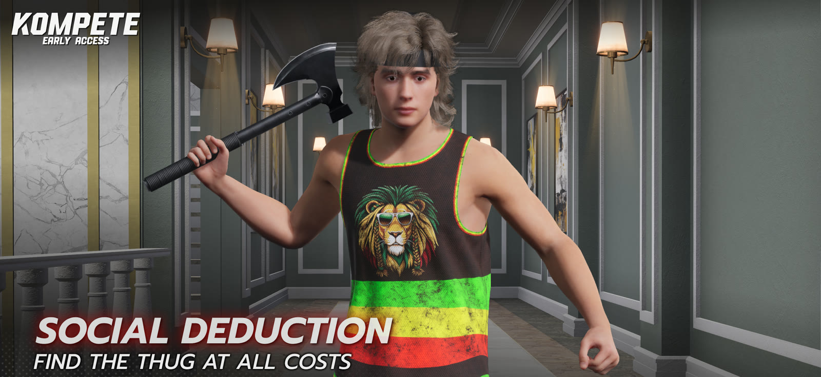 KOMPETE Social Deduction — find the thug at all costs